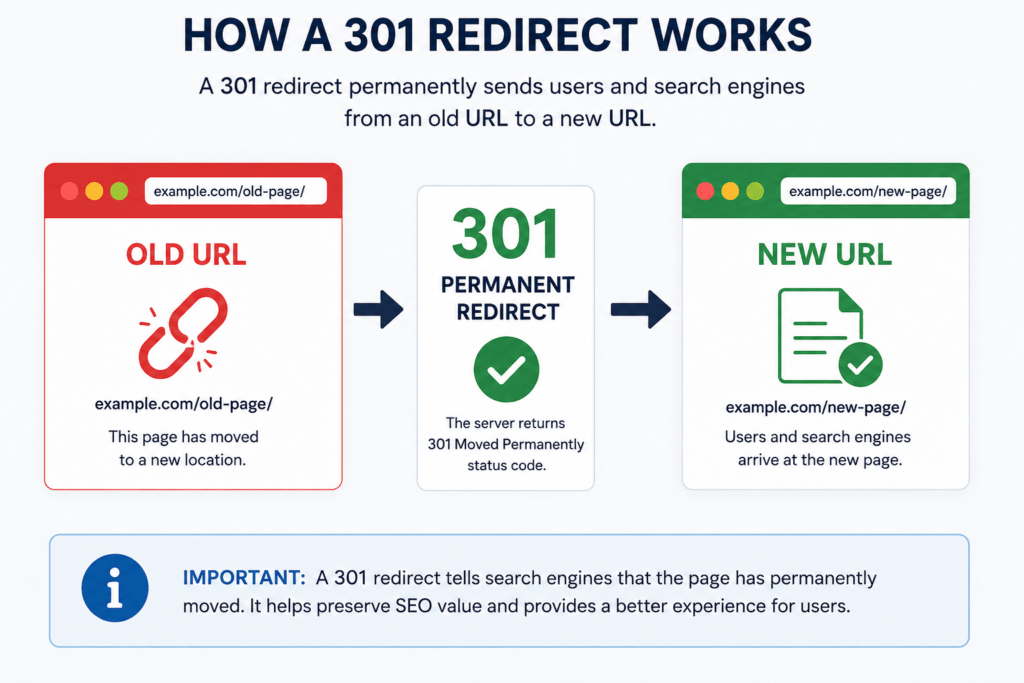 How a 301 redirects generator