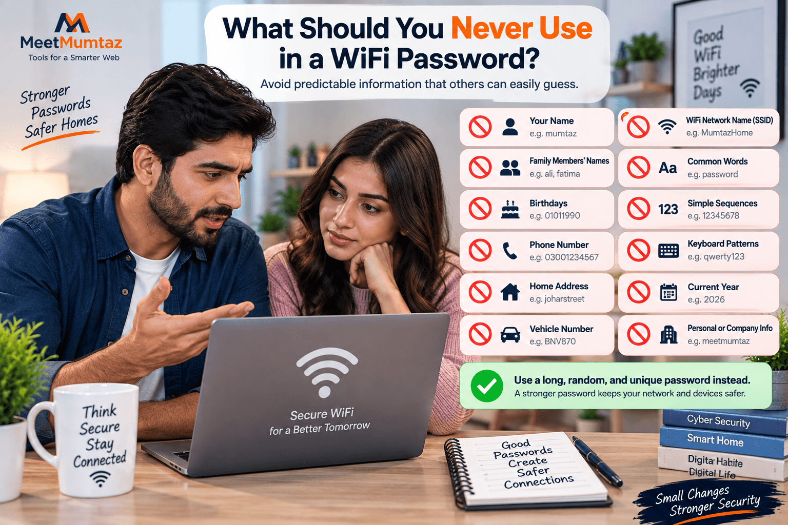 WiFi Password Mistakes Infographic