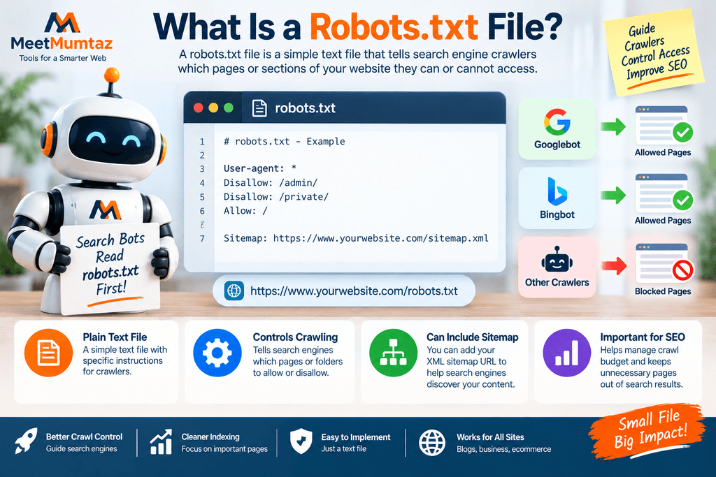 Robots.txt: Guide Crawlers, Improve SEO