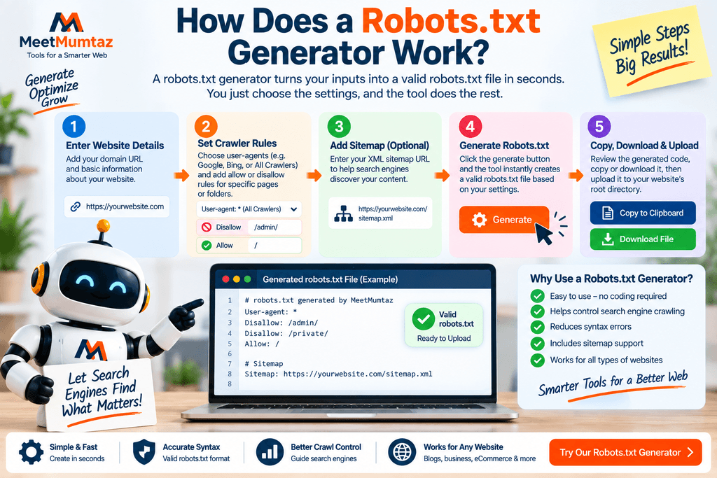 Robots.txt Generator: Simple Steps, Big Results