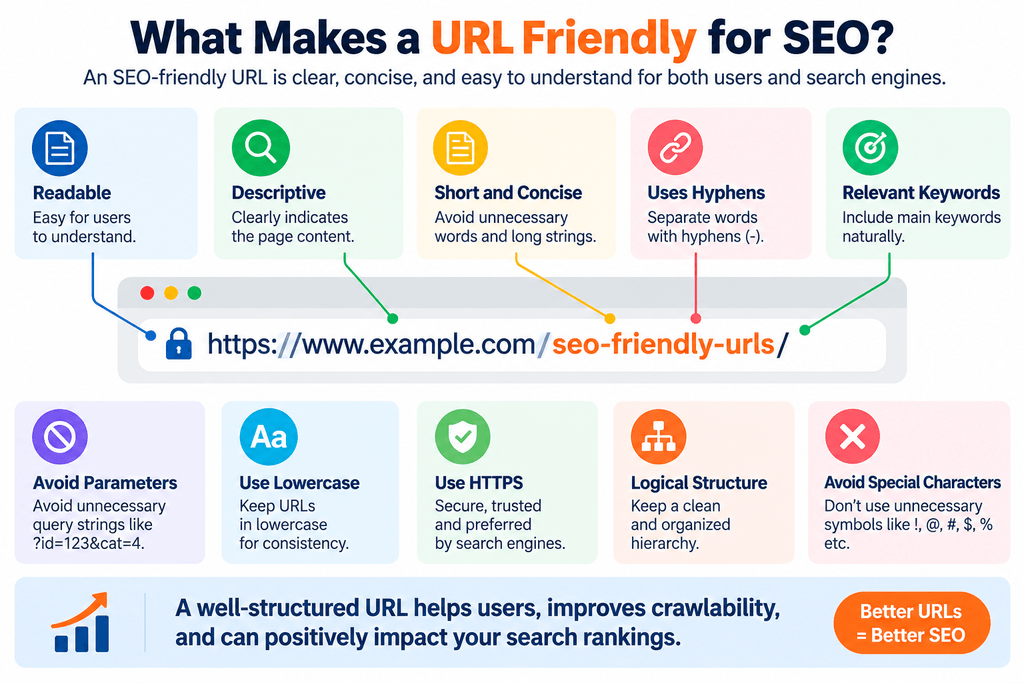 SEO-Friendly URL Best Practices Infographic