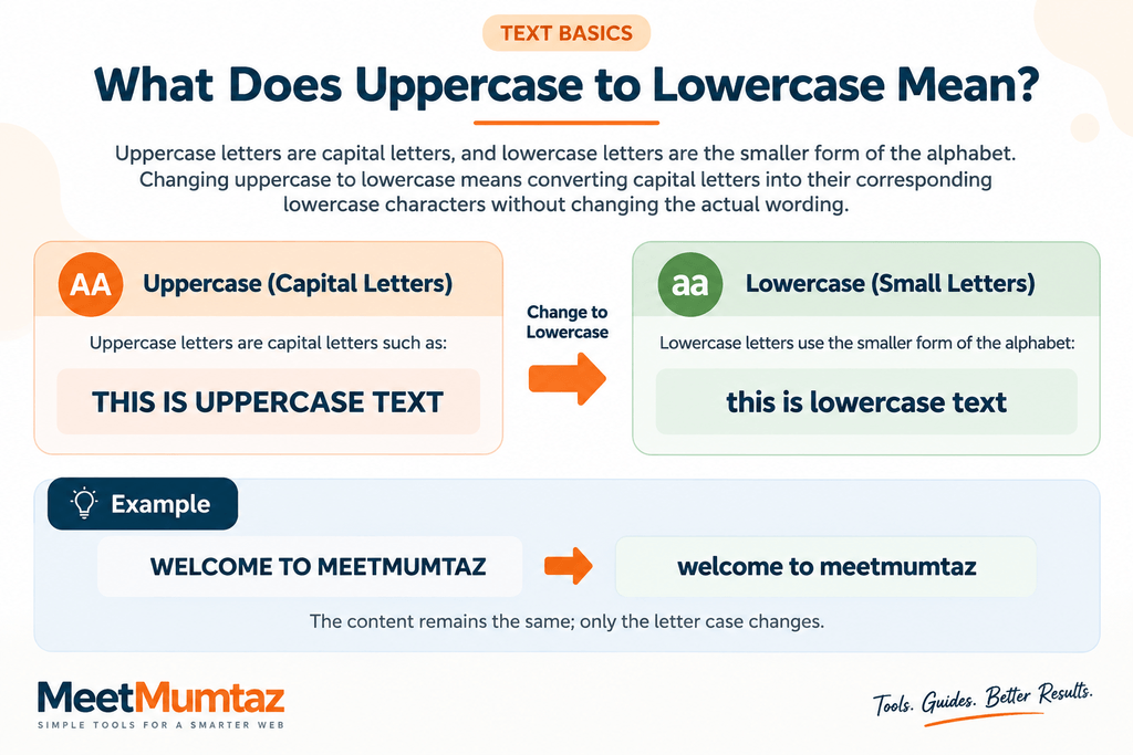 Uppercase to Lowercase Guide