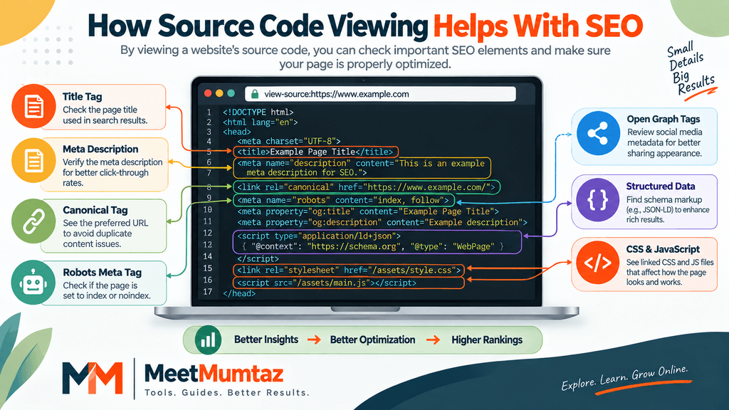 Source Code SEO Insights Infographic
