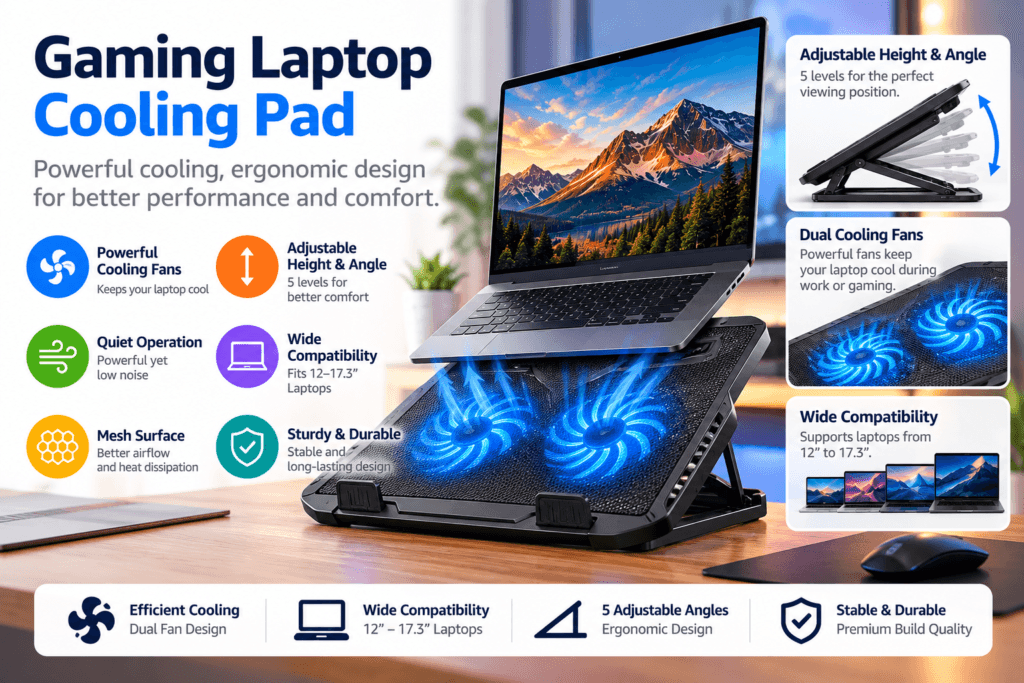 Ultimate Gaming Laptop Cooling Pad