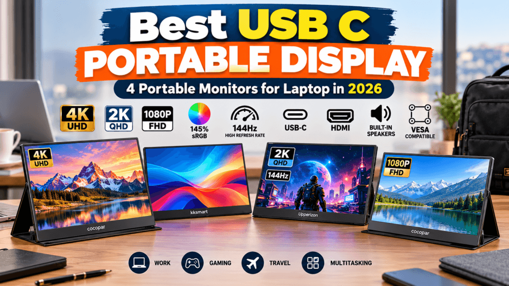 Best USB-C Portable display 2026