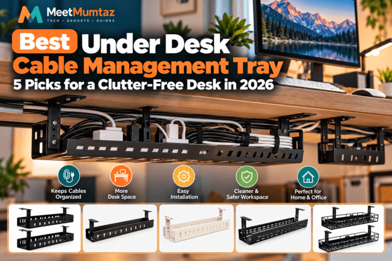 Best Under Desk Cable Management Tray in 2026: 5 Picks for a Clutter-Free Desk