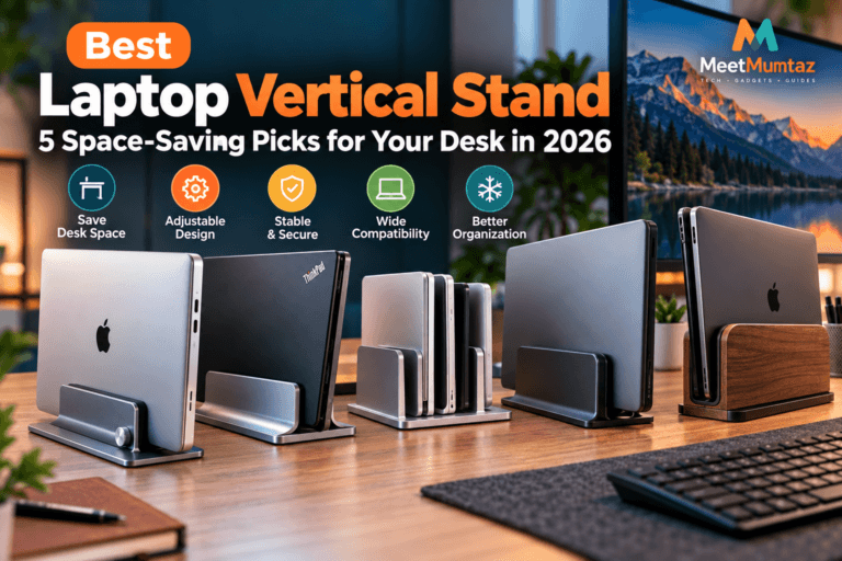 Best Vertical Laptop Stand in 2026: 5 Space-Saving Stands for Your Desk